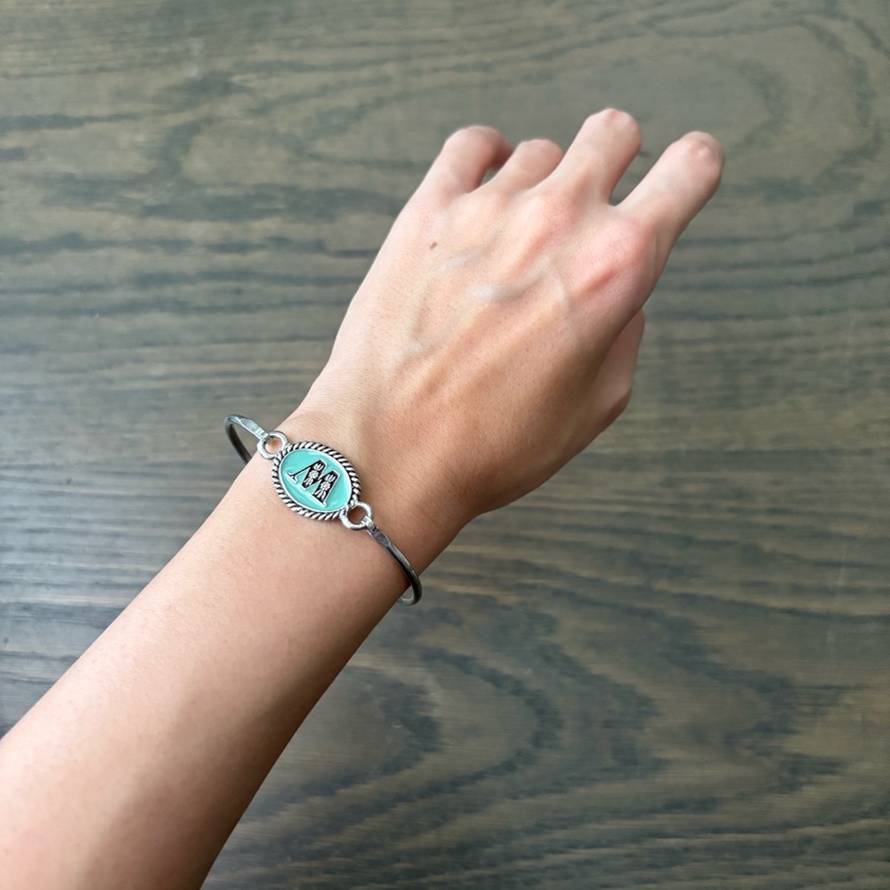 Silver Initial Cuff